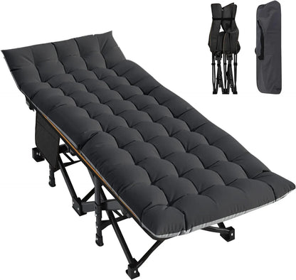 Portable Camping Cot with Mattress