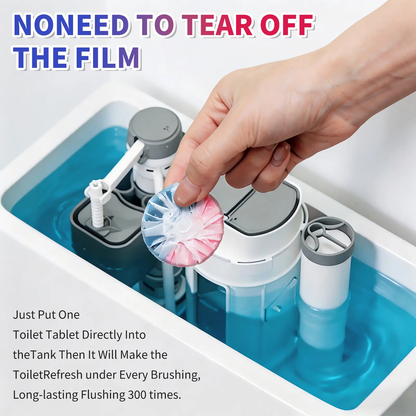 Dual-Color Toilet Bowl Cleaner - 2-in-1 Clean & Deodorize