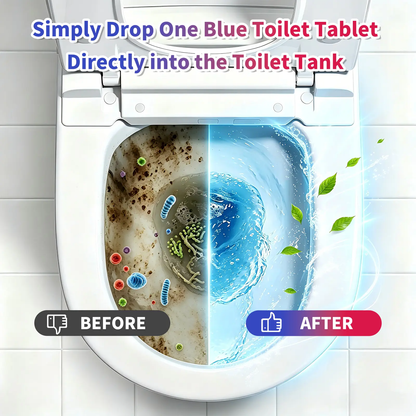 Dual-Color Toilet Bowl Cleaner - 2-in-1 Clean & Deodorize