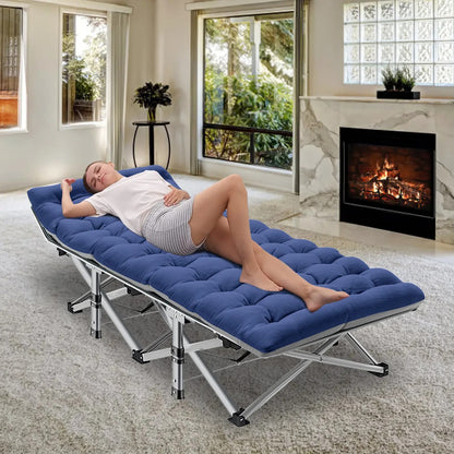 Portable Camping Cot with Mattress