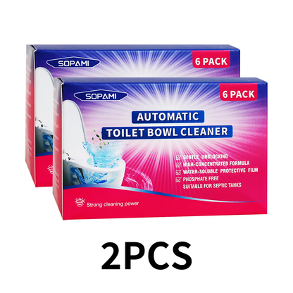 Dual-Color Toilet Bowl Cleaner - 2-in-1 Clean & Deodorize